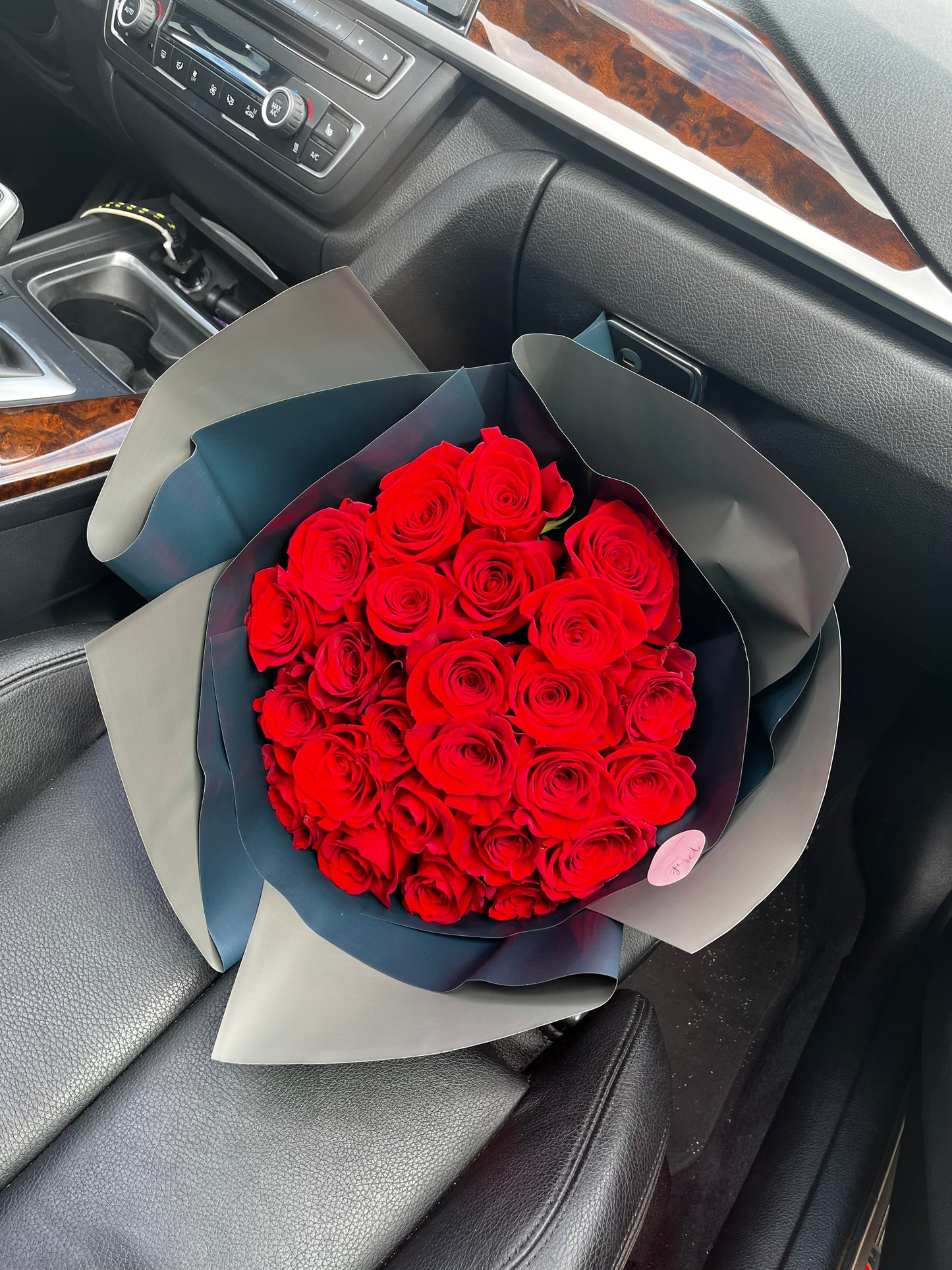 25 Red Premium Roses Bouquet